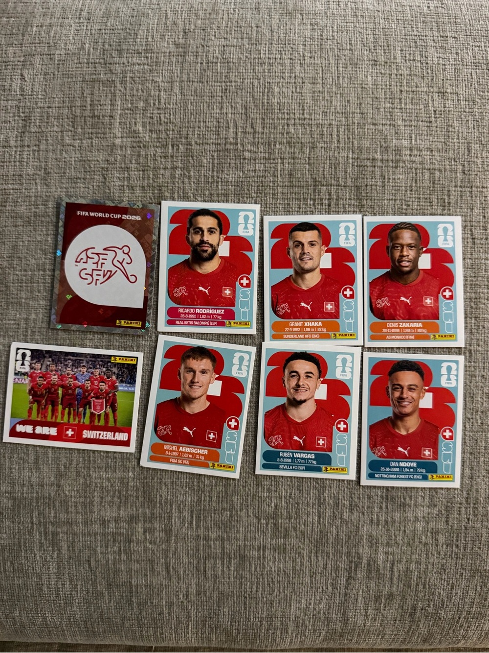 Switzerland FIFA Stickers